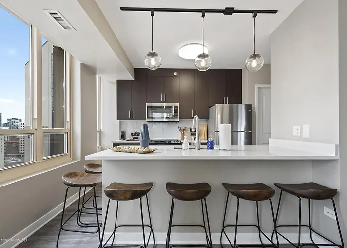 The Bernardin Gold Coast Luxury Near Magnificent Mile Apartment Chicago